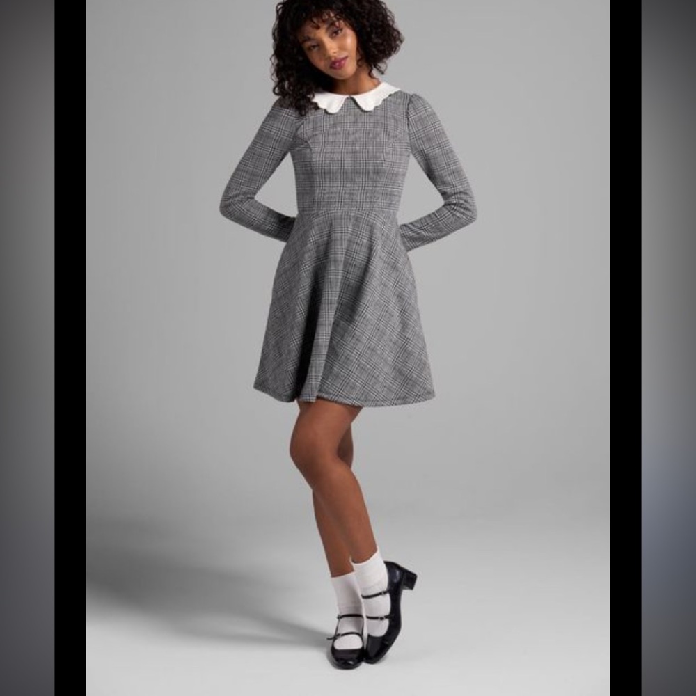 Modcloth Fit and Flare Winter Dress